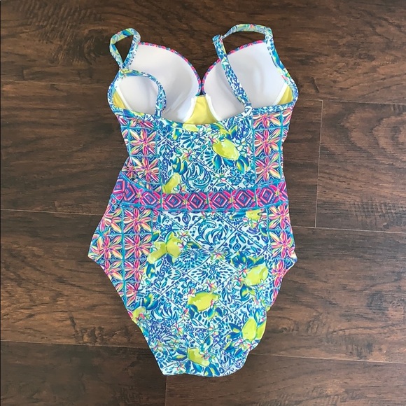 Lilly Pulitzer Zest For Life Palma One Piece Swim - Picture 4 of 5